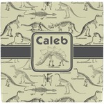 Dinosaur Skeletons Ceramic Tile Hot Pad (Personalized)