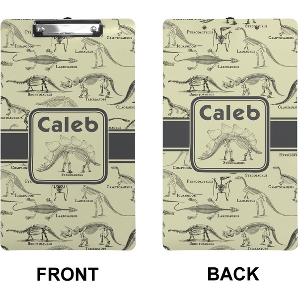 Dinosaur Skeletons Clipboard (Legal) (Front + Back)