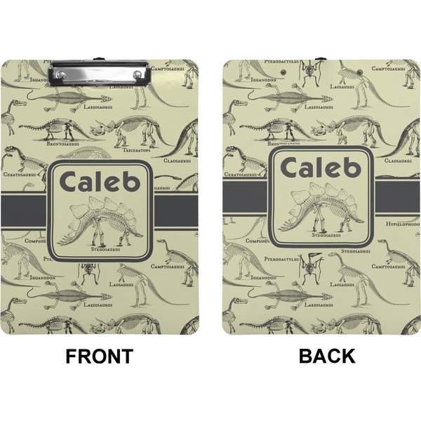 Dinosaur Skeletons Clipboard (Letter) (Front + Back)