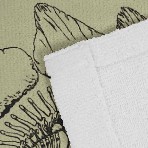 Dinosaur Skeletons Close up of Fabric