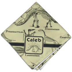 Dinosaur Skeletons Cloth Dinner Napkin - Single w/ Name or Text