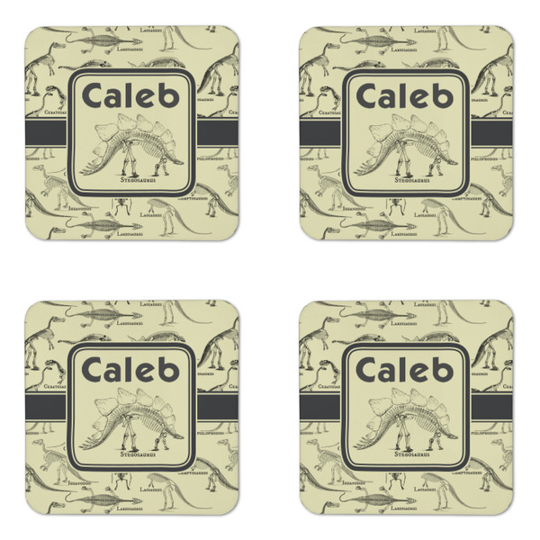 Dinosaur Skeletons Coaster Set - APPROVAL