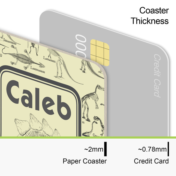 Dinosaur Skeletons Coaster Thickness