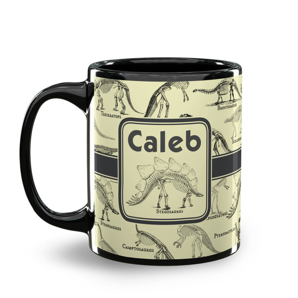 Dinosaur Skeletons Coffee Mug - 11 oz - Black
