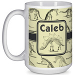 Dinosaur Skeletons 15 Oz Coffee Mug - White (Personalized)