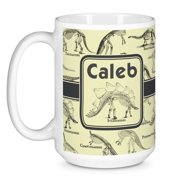 Dinosaur Skeletons Coffee Mug - 15 oz - White