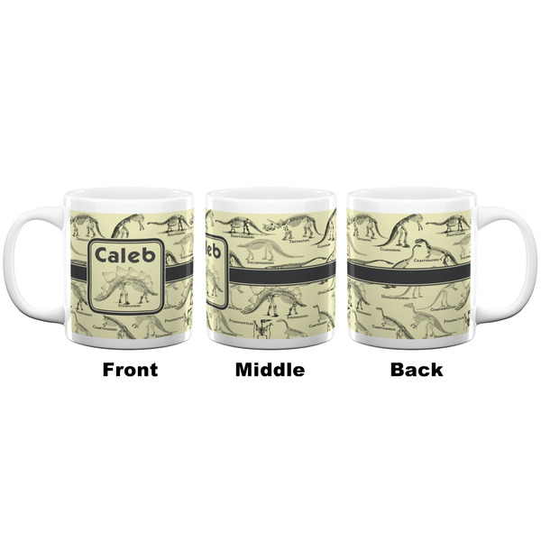 Dinosaur Skeletons Coffee Mug - 20 oz - White APPROVAL