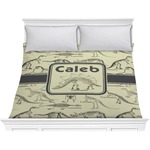 Dinosaur Skeletons Comforter - King (Personalized)