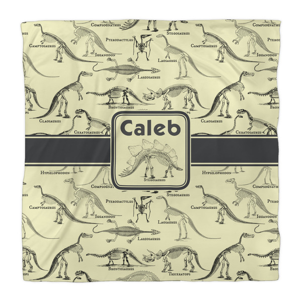 Dinosaur Skeletons Comforter - Queen - Front