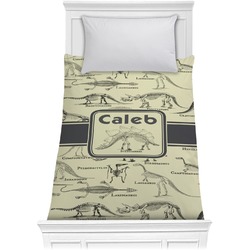 Dinosaur Skeletons Comforter - Twin XL (Personalized)