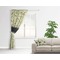 Dinosaur Skeletons Curtain With Window and Rod - in Room Matching Pillow