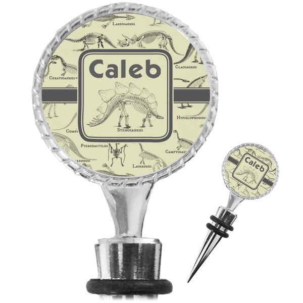Custom Dinosaur Skeletons Wine Bottle Stopper (Personalized)