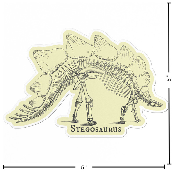 Dinosaur Skeletons Custom Shape Iron On Patches - L - APPROVAL