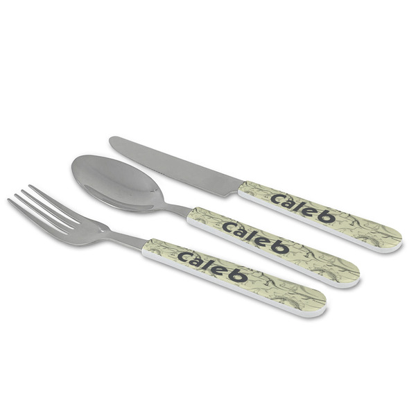 Dinosaur Skeletons Cutlery Set - MAIN