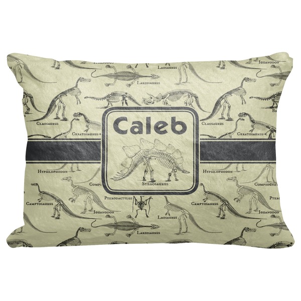 Custom Dinosaur Skeletons Decorative Baby Pillowcase - 16"x12" (Personalized)