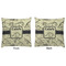 Dinosaur Skeletons Decorative Pillow Case - Approval