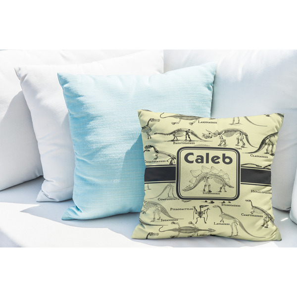 Dinosaur Skeletons Decorative Pillow Case - LIFESTYLE 2