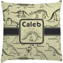 Dinosaur Skeletons Decorative Pillow Case (Personalized)