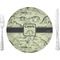 Dinosaur Skeletons 10" Glass Lunch / Dinner Plates - Single or Set (Personalized)