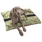 Dinosaur Skeletons Dog Bed - Large w/ Name or Text