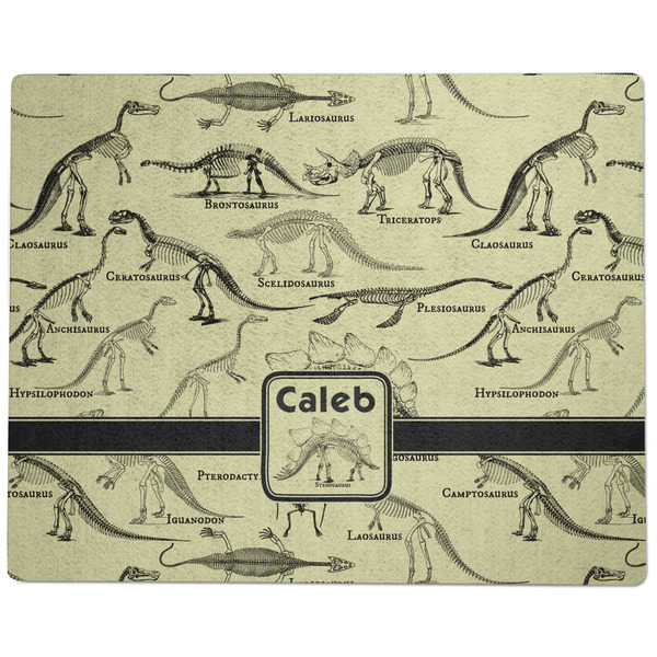 Dinosaur Skeletons Dog Food Mat - Large without Bowls