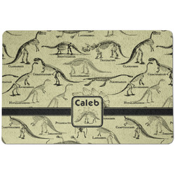 Dinosaur Skeletons Dog Food Mat w/ Name or Text