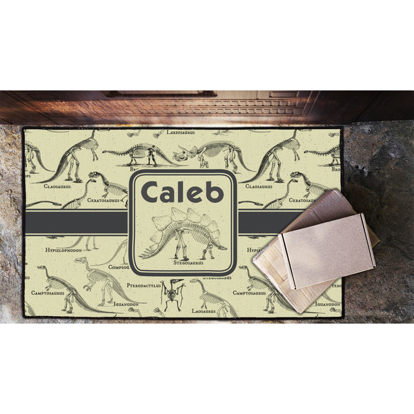 Dinosaur Skeletons Door Mat - LIFESTYLE (Lrg)