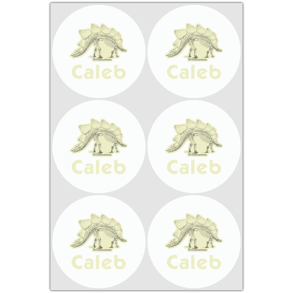 Dinosaur Skeletons Drink Topper - Large - Set of 6