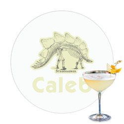 Dinosaur Skeletons Printed Drink Topper - 3.25" (Personalized)