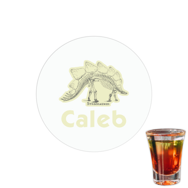 Custom Dinosaur Skeletons Printed Drink Topper - 1.5" (Personalized)