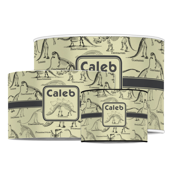 Dinosaur Skeletons Drum Lampshades - MAIN