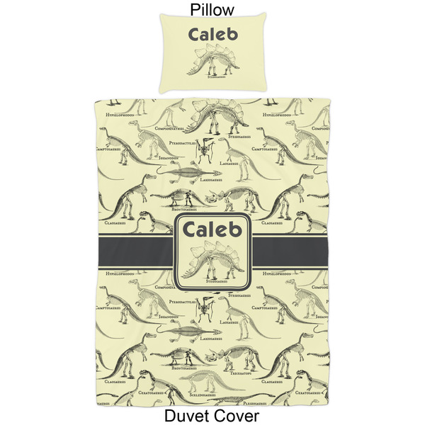 Dinosaur Skeletons Duvet Cover Set - Twin - Approval