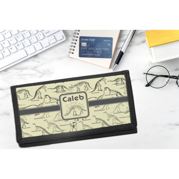 Dinosaur Skeletons DyeTrans Checkbook Cover - LIFESTYLE