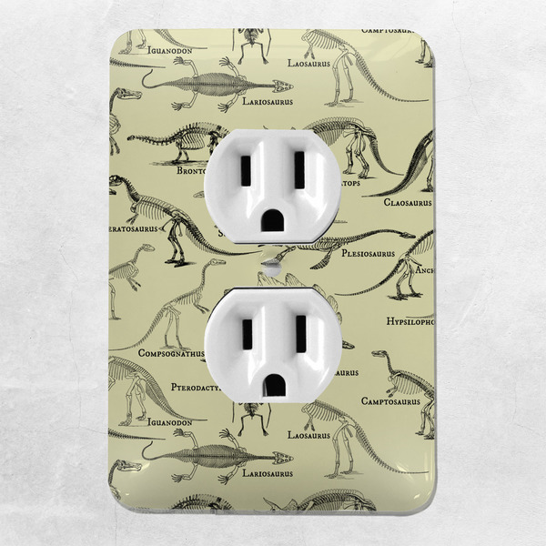 Dinosaur Skeletons Electric Outlet Plate - LIFESTYLE