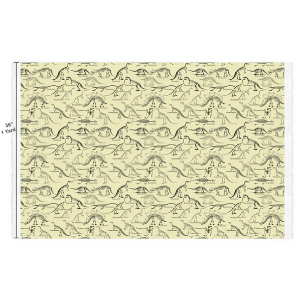Dinosaur Skeletons Fabric Full Yard