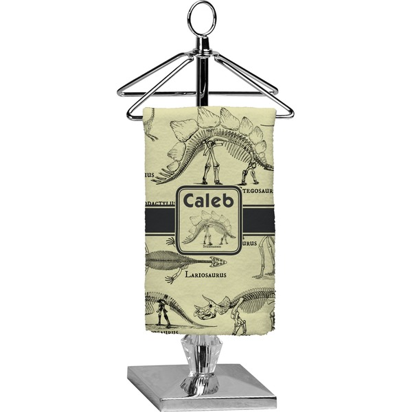 Custom Dinosaur Skeletons Finger Tip Towel - Full Print (Personalized)