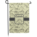 Dinosaur Skeletons Small Garden Flag - Single Sided w/ Name or Text