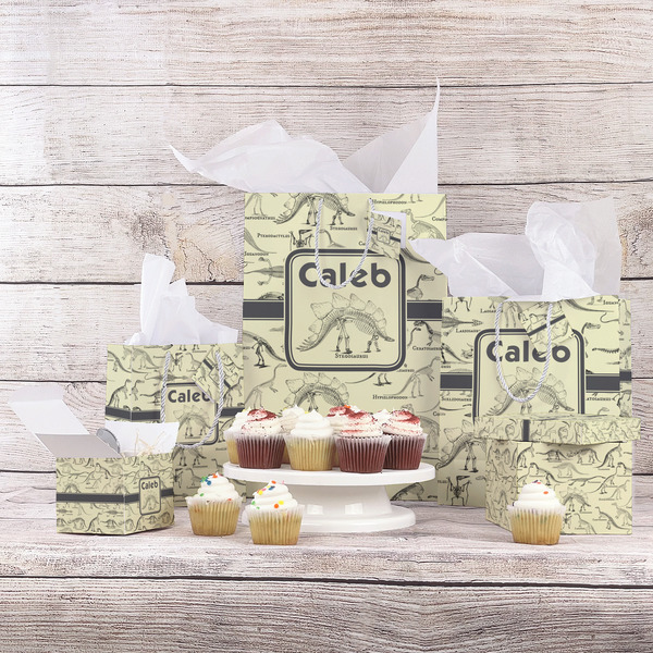 Dinosaur Skeletons Gift Bags - In Context