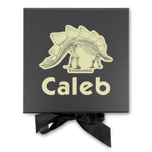 Dinosaur Skeletons Gift Boxes with Magnetic Lid - Black - Approval