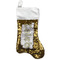 Dinosaur Skeletons Reversible Sequin Stocking - Gold (Personalized)