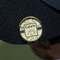 Dinosaur Skeletons Golf Ball Marker Hat Clip - Gold - On Hat