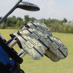 Dinosaur Skeletons Golf Club Iron Cover - Set of 9 (Personalized)