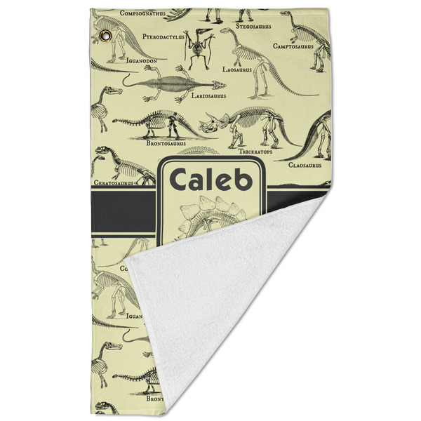 Dinosaur Skeletons Golf Towel - Folded (Large)