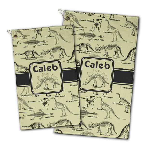 Dinosaur Skeletons Golf Towel - PARENT (small and large)