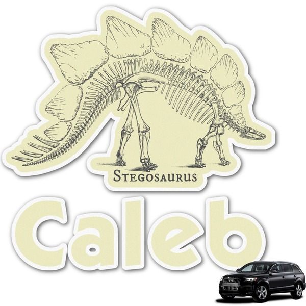 Custom Dinosaur Skeletons Graphic Car Decal (Personalized)