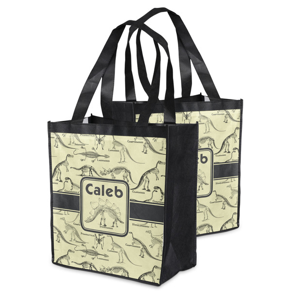 Dinosaur Skeletons Grocery Bag - MAIN