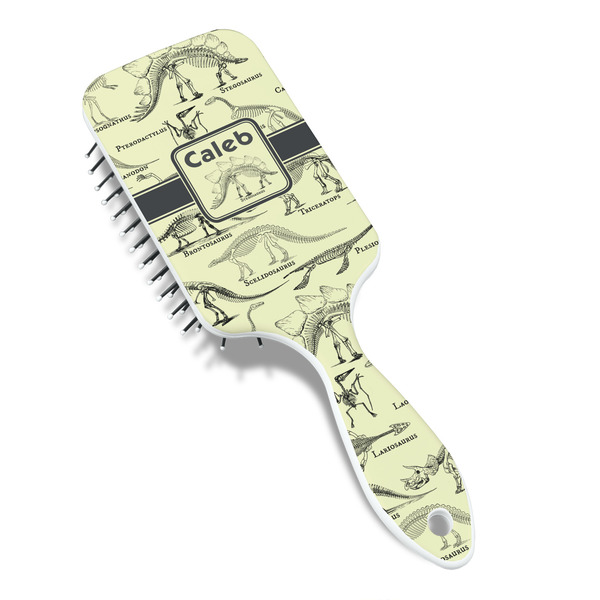 Dinosaur Skeletons Hair Brush - Angle View
