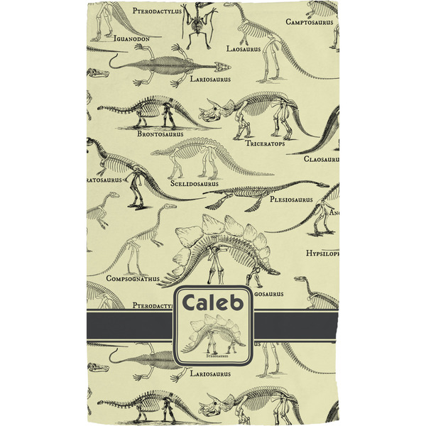 Dinosaur Skeletons Hand Towel (Personalized) Full