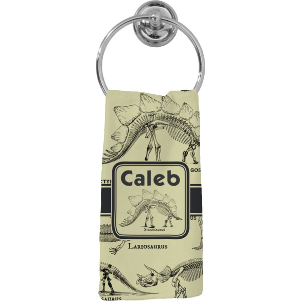 Custom Dinosaur Skeletons Hand Towel - Full Print (Personalized)
