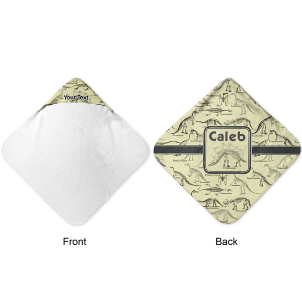 Dinosaur Skeletons Hooded Baby Towel- Approval